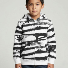 Old Navy Boy's Boarding Graphic Jersey Fleece Sports Hoodie Top Shirt size S 6-7