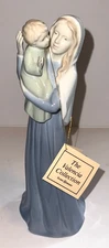 1985 PORCELAIN VALENCIA COLLECTION MADONNA & CHILD BY ROMAN INC. 10"