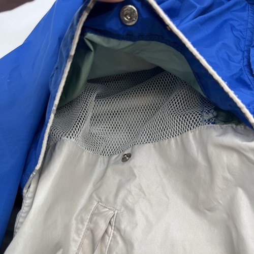 Vtg Large Adidas Track Jacket Full Zip Blue White YKK Trefoil USA Nylon Goretex - Picture 13 of 24