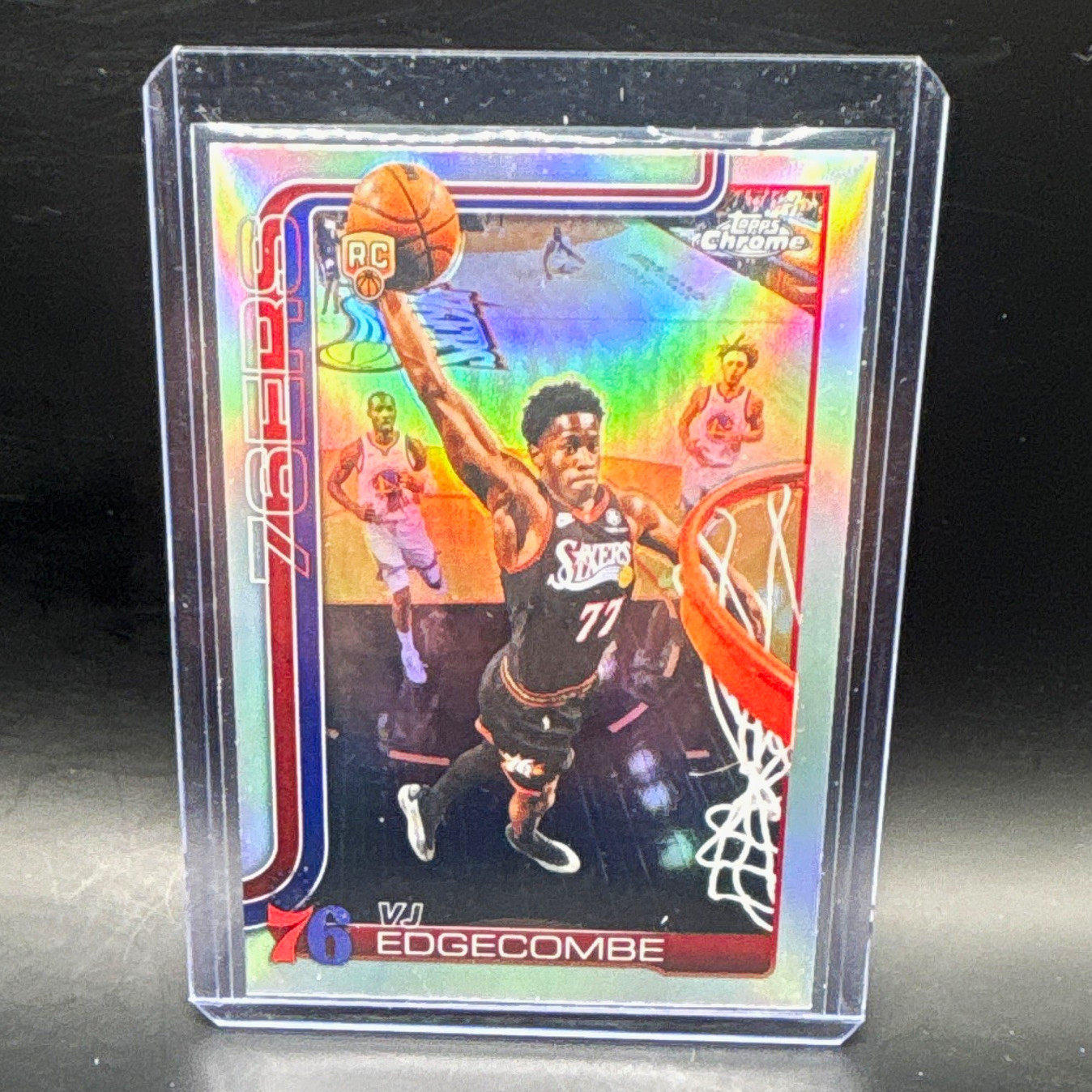 Topps Chrome Update Series 2025-26 VJ Edgecombe Refractor RC #153 76ers