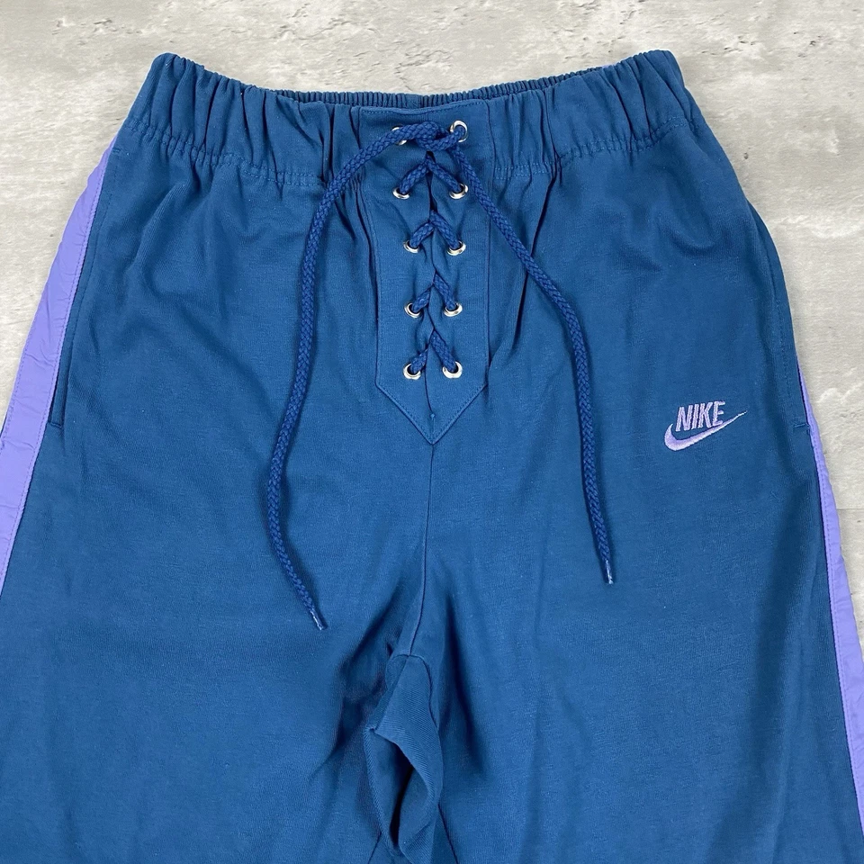 Pantalones de chándal vintage NIKE CROSS TRAINING para mujer S 90s rayas pantalones de chándal entrenamiento Foto 2 de 4