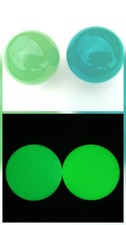 57mm Acrylic Contact Juggling 2 Ball Set Glow-in-Dark