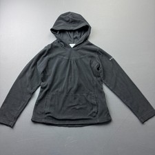 Columbia Hoodie Girls Medium Black Fleece Long Sleeve Outdoor Hiking Kids