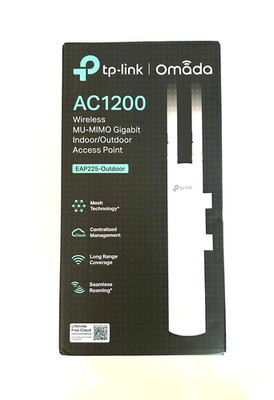 TP-Link EAP225-Outdoor | Omada AC1200 Wireless Gigabit Outdoor Access Point