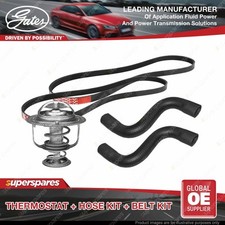 Gates Thermostat Radiator Hose Drive Belt Kit for Toyota Camry MCV21 2.5L 96-99