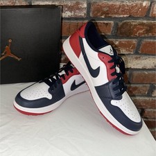 Jordan 1 Low G USA Red White and Blue Mens Go...