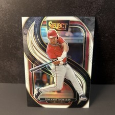 2025 Panini Select - Premier Level Yohandy Morales #166 White Prizm /99 (RC)