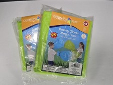 Inflatable Boxing Gloves Dual Green 2 Sets Fun Safe Durable Bopper Toys