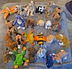 Ty Beanie Babies LOT of 24 in photo ~ Vintage Stuffed Animals w TAGS 1990s Plush