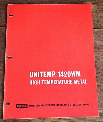 Universal-Cyclops Unitemp 1420WM brochure 1971