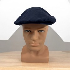 Dorfman Pacific Blue Newsboy Cap Hat Cabbie Snapback Men