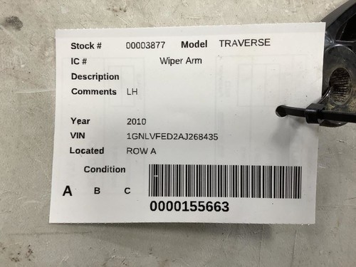 TRAVERSE 2010 Wiper Arm 322338 | eBay