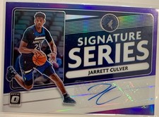 2020 Optic Jarrett Culver Purple Prizm Signature Series Auto SS-JCU