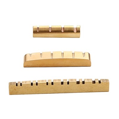 Messingsaiten Gitarrenmutter geschlitzt E-Gitarre Mutter für E-Gitarre Gitarrenbauer