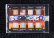 2020 Leaf Superlative The 16 20/20 Willie Mays Arthur Ashe Tom Brady HOF 0rm6