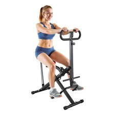 Squat Machine,Deep Squat Rowing Machine for Home,Easy Setup Foldable Exercise Eq