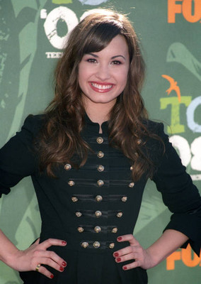 Demi LOVATO Portrait of Camp Rock star Demi Lovato arriving at the- Old Photo