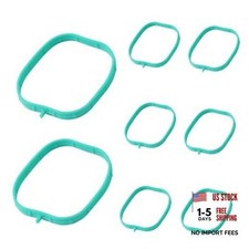 Engine Intake Manifold Gasket Runner Seals Compatible with Chevy GMC Cadillac