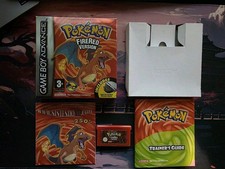 Pokemon Fire Red Game Boy Advance GBA + Original Box and Manual Almost Complete
