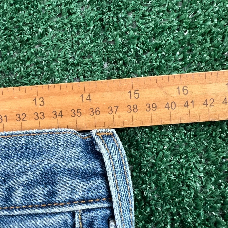 Jeans Vintage Levi's 501 Botón Mosca Pierna Recta 29x30" Azul Pestaña Roja Y2K Foto 4 de 4