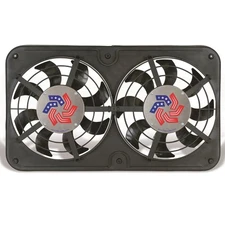 Flex-A-Lite 104308 Dual Electric Pull Fan, 12 In, W/ Control