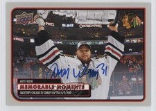 2025 Chicago Blackhawks Centennial Memorable Moments Antti Niemi #MM-29 Auto 2fn