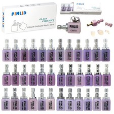 5pcs/Box Dental C14 Emax CAD glass Ceramic Lithium Disilicate Blocks CEREC Inlab