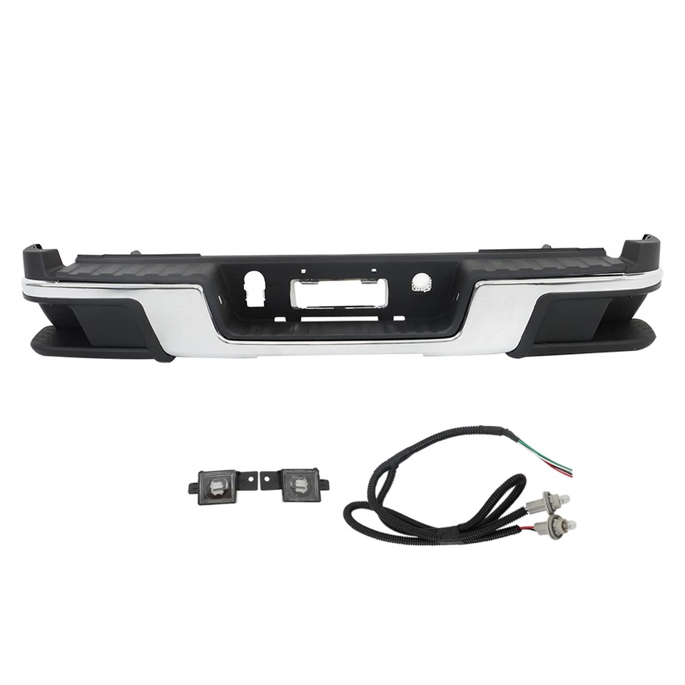 Conjunto de parachoques trasero para Chevy Colorado GMC Canyon 2015-2022 2016 sin estacionamiento Foto 3 de 4