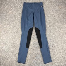 Kerrits Flow Rise Breeches 27" Knee Patches USA Made Blue Womens Small S