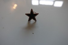 Esperanto badge VINTAGE 1 x star badge with white edges PERFECT