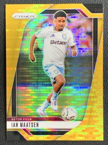 2024 Panini Prizm Premier League Soccer Gold Pulsar Ian Maatsen #58