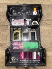Caboodles Life  Style Case Makeup Cosmetic Travel Organizer With Eyelashes Kit