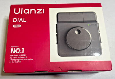 ULANZI D100H Video Editing Keyboard with Dial Knob, Wireless Bluetooth Controlle