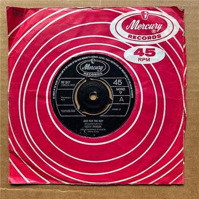 LESLEY DUNCAN JUST FOR THE BOY 7'' 1965  - the A-side is VG B-side is marked