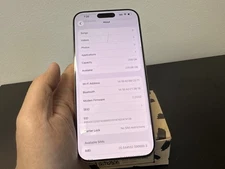 Apple iPhone 16 Pro Max 256GB Natural Factory Unlocked For parts (Cracked) 6853