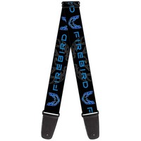 Guitar Strap - Pontiac Firebird/Logo Black/Grays/Blues (Us Import) ACC NEU