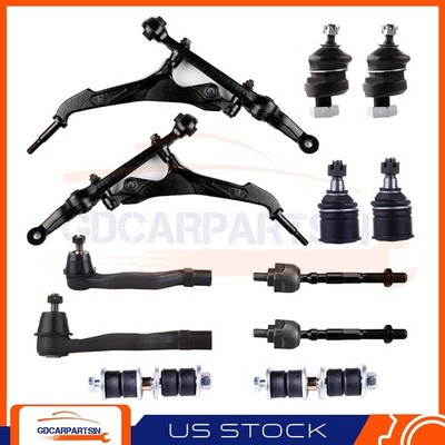 Fits 1998-01 Acura Integra 12x Front Sway Bar Control Arm Ball Joint Tie Rod Kit