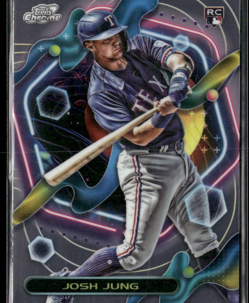 Josh Jung 2023 Topps Chrome Cosmic #95 Rookie Texas Rangers