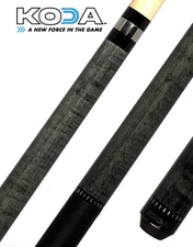 KODA Grey-Stained Maple with Linen Wrap Pool Cue - KD36 19oz, 13mm