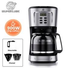 SUPERLEX 1.5L Filter Coffee Maker Machine 12 Cup Automatic Setting Digital Timer