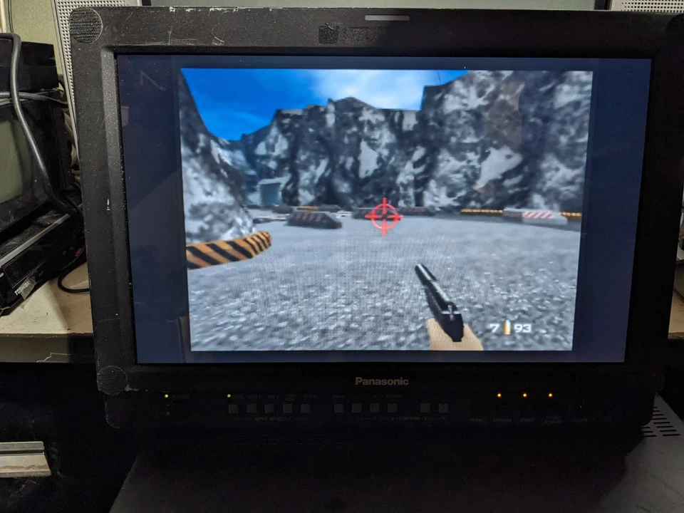 Panasonic BT-LH1710P LCD 17" Monitor BNC, SDI, DVI-D, 12V 4-PIN XLR (No Adapter) - Image 2 of 4