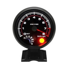 3.75" 12V Digital Tachometer Gauge, 0-8000 RPM, for 4/6/8 Cylinder Gasoline E...