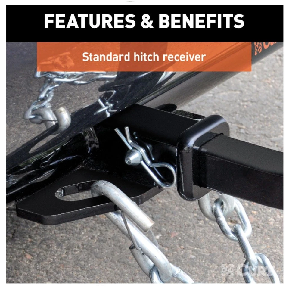 Curt Class 1 Trailer Hitch 110543 for 1998-2005 Volkswagen Passat Sedan / Wagon Foto 3 de 4