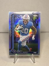 2025 Topps Chrome Tony Pollard Refractor #290 Titans