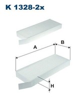 Filtron Filter, Innenraumluft K 1328-2X FüR Peugeot