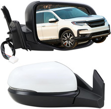 Right Passenger Side Mirror Compatible with 2016-2022 Honda Pilot with Manual Fo