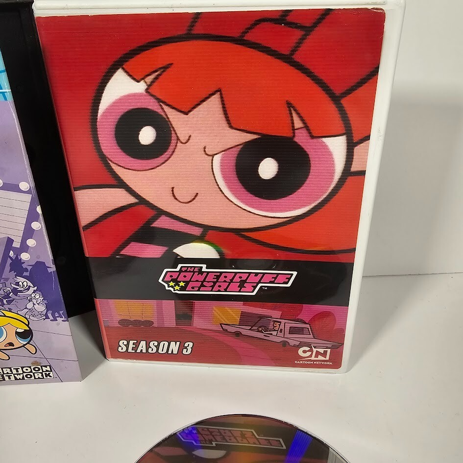 The Powerpuff Girls Season 2 disc and 3 2-sided (DVD