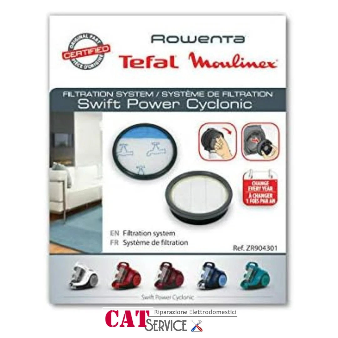 PakTrade Filtro HEPA Compatibile Per Rowenta X-Trem Power XL RO556511 - Sostitutivo, Qualità Alta - 4