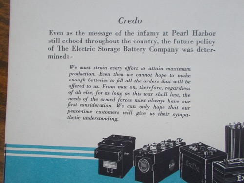 WWII, Exide Batteries Booklet, Full Color War Illustrations - Picture 4 of 14