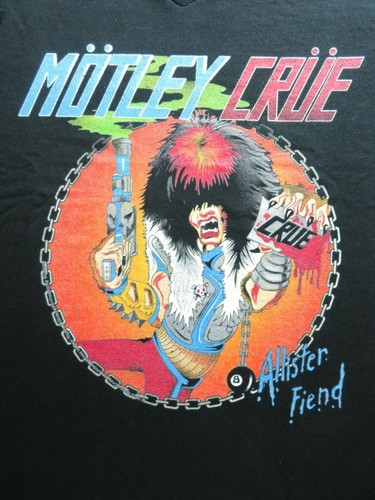 MOTLEY CRUE WILD ALLISTER FIEND V-NECK 
